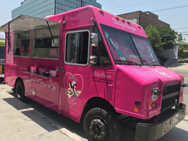 Baby's Badass Burgers Unique Pink Truck