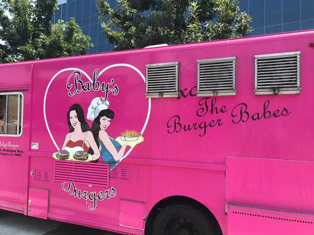 Baby's Badass Burgers Unique Pink Truck